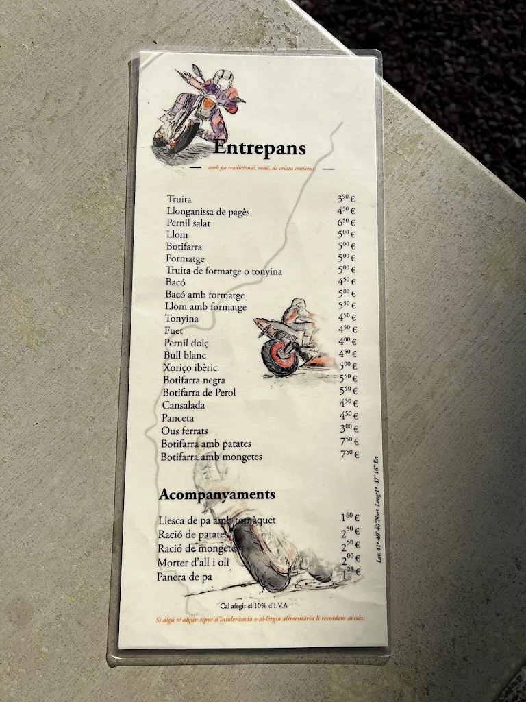 Menu_Restaurant Ca la Iaia_Sant Salvador de Guardiola_image_2