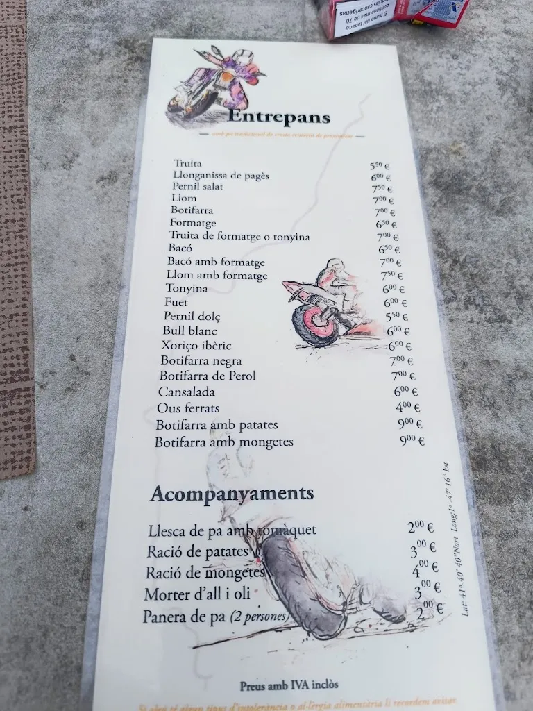 Menu_Restaurant Ca la Iaia_Sant Salvador de Guardiola_image_3