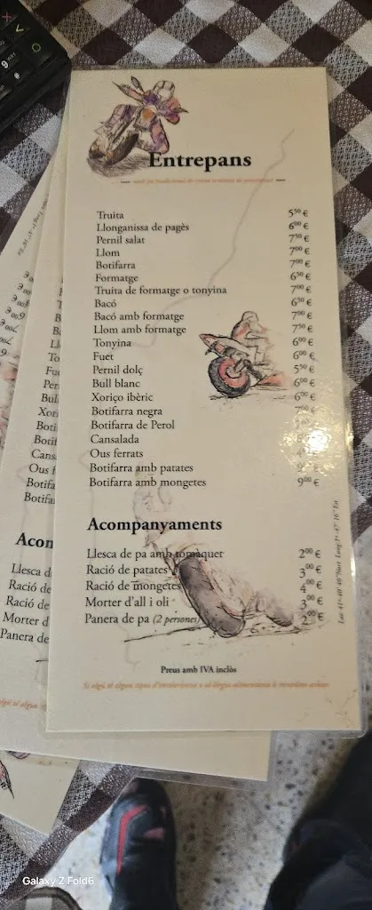 Menu_Restaurant Ca la Iaia_Sant Salvador de Guardiola_image_4