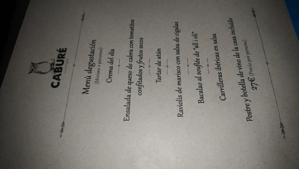 Menu_Caburé Gastrobar_Sant Pere de Ribes_image_3