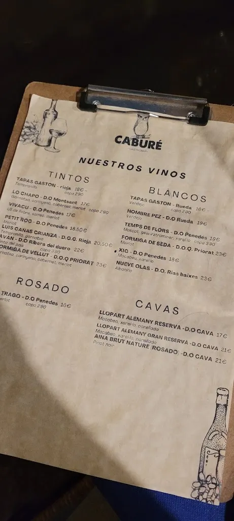 Menu_Caburé Gastrobar_Sant Pere de Ribes_image_4