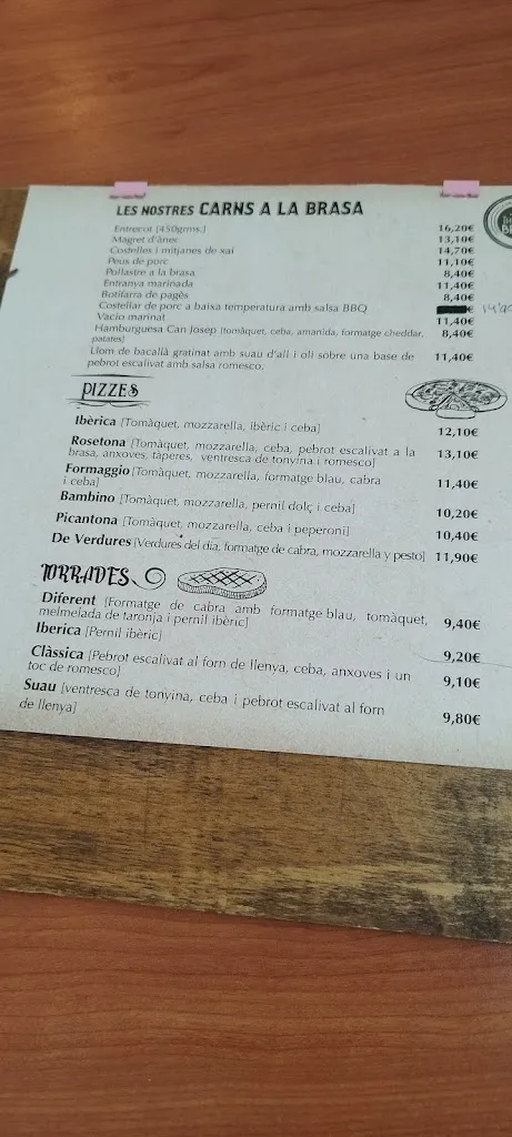 Menu_Can Josep_Sant Pere de Ribes_image_4