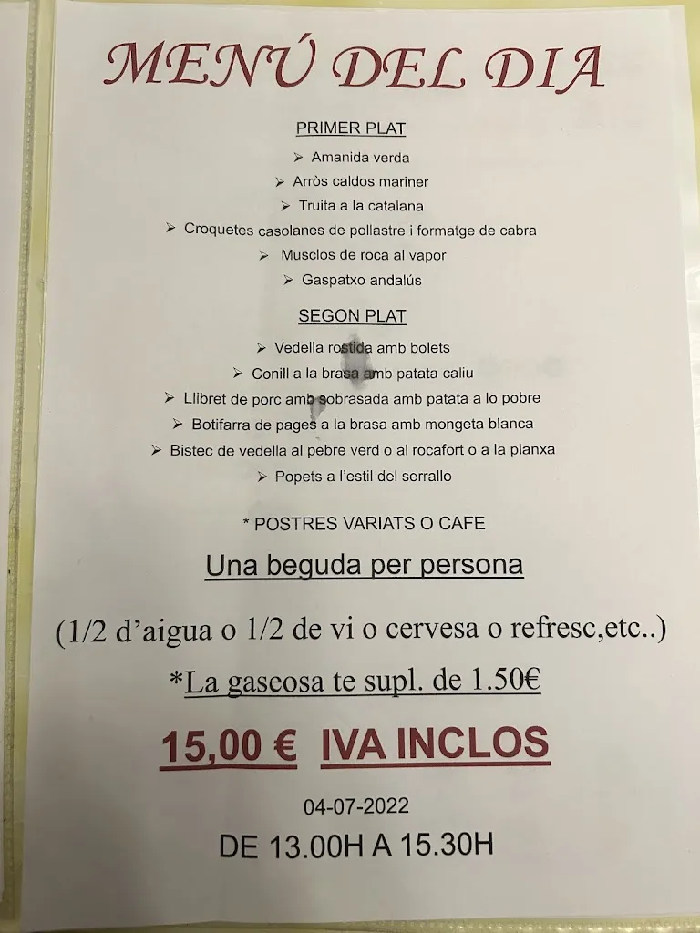 Menu_Restaurant L' Anxaneta_Sant Pere de Ribes_image_1