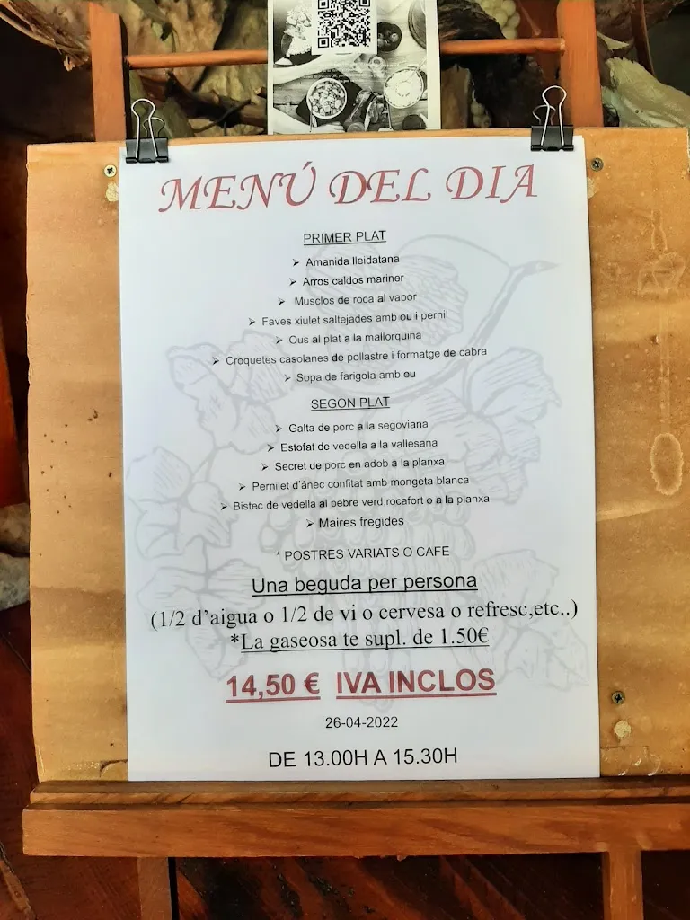 Menu_Restaurante la Vinya_Sant Pere de Ribes_image_2