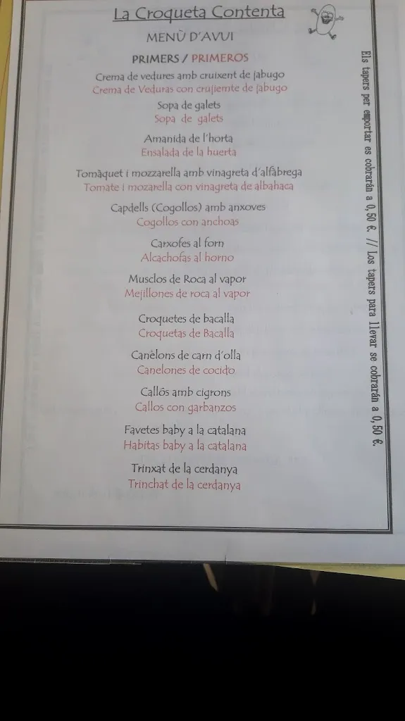 Menu_La Croqueta Contenta_Sant Pere de Ribes_image_1