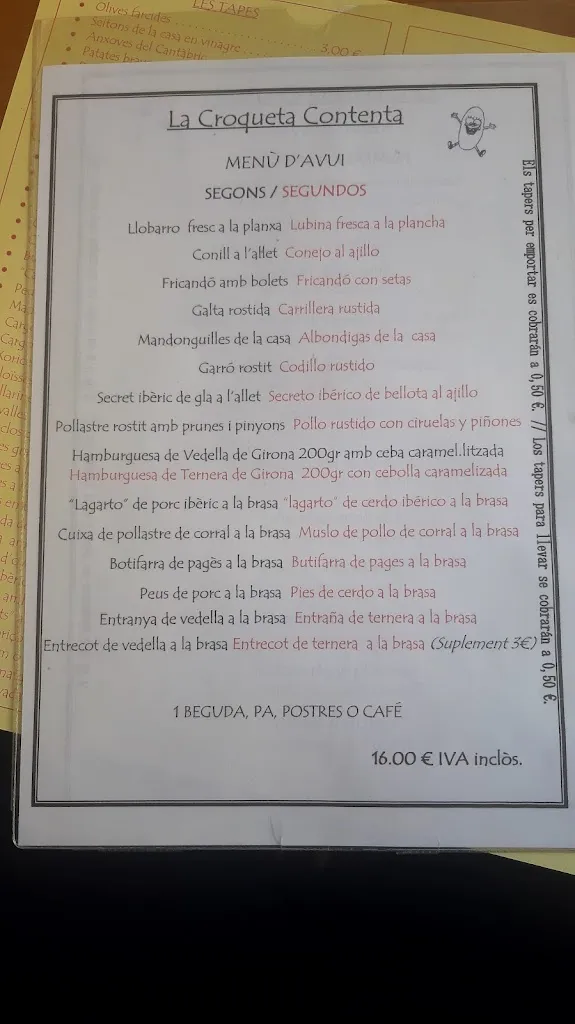 Menu_La Croqueta Contenta_Sant Pere de Ribes_image_3