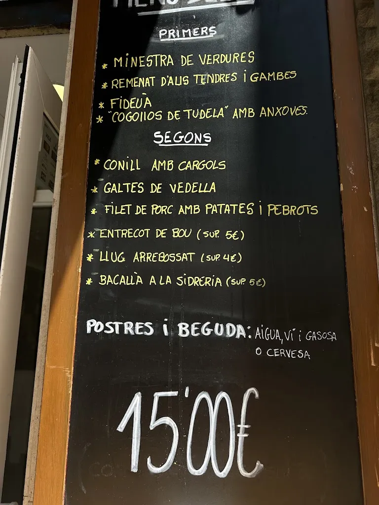 Menu_Restaurante gure txoko_Sant Pere de Ribes_immagine_1