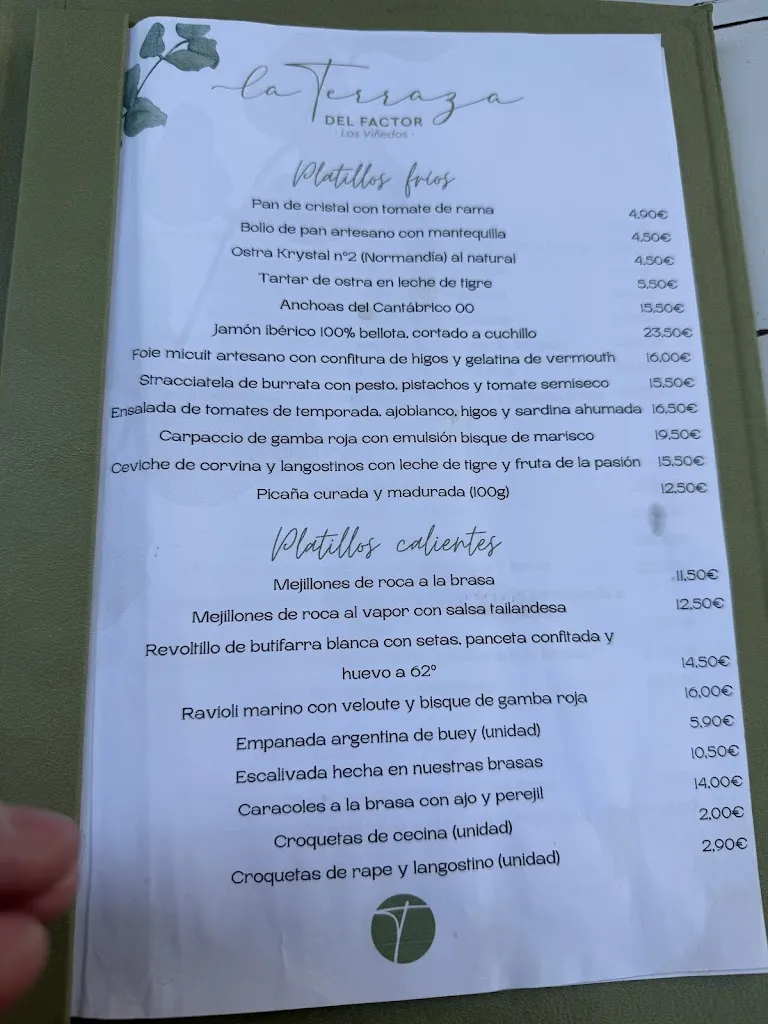 Menu_La Terraza del Factor_Sant Pere de Ribes_image_1