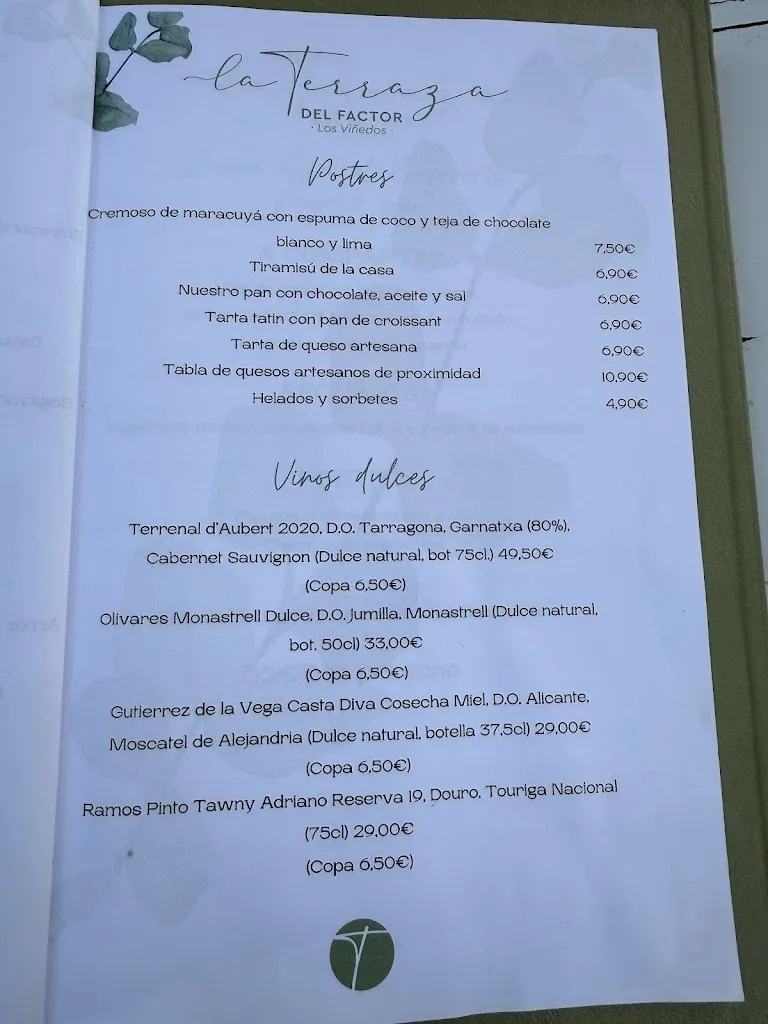 Menu_La Terraza del Factor_Sant Pere de Ribes_image_4