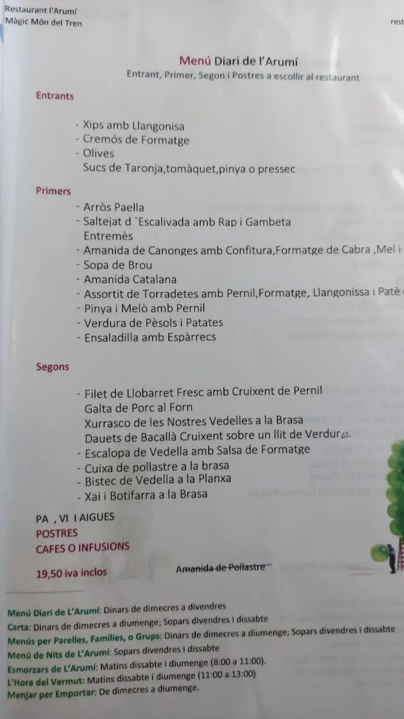 Menu_Restaurant L'Arumí_Santa Eugènia de Berga_immagine_2