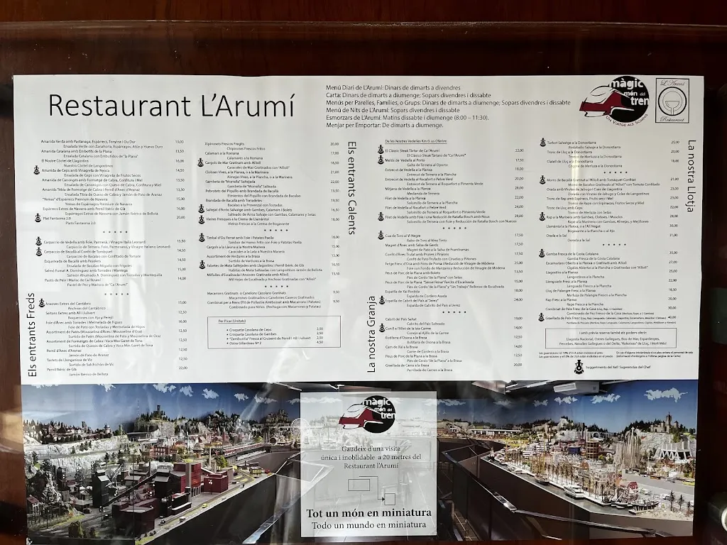 Menu_Restaurant L'Arumí_Santa Eugènia de Berga_immagine_3