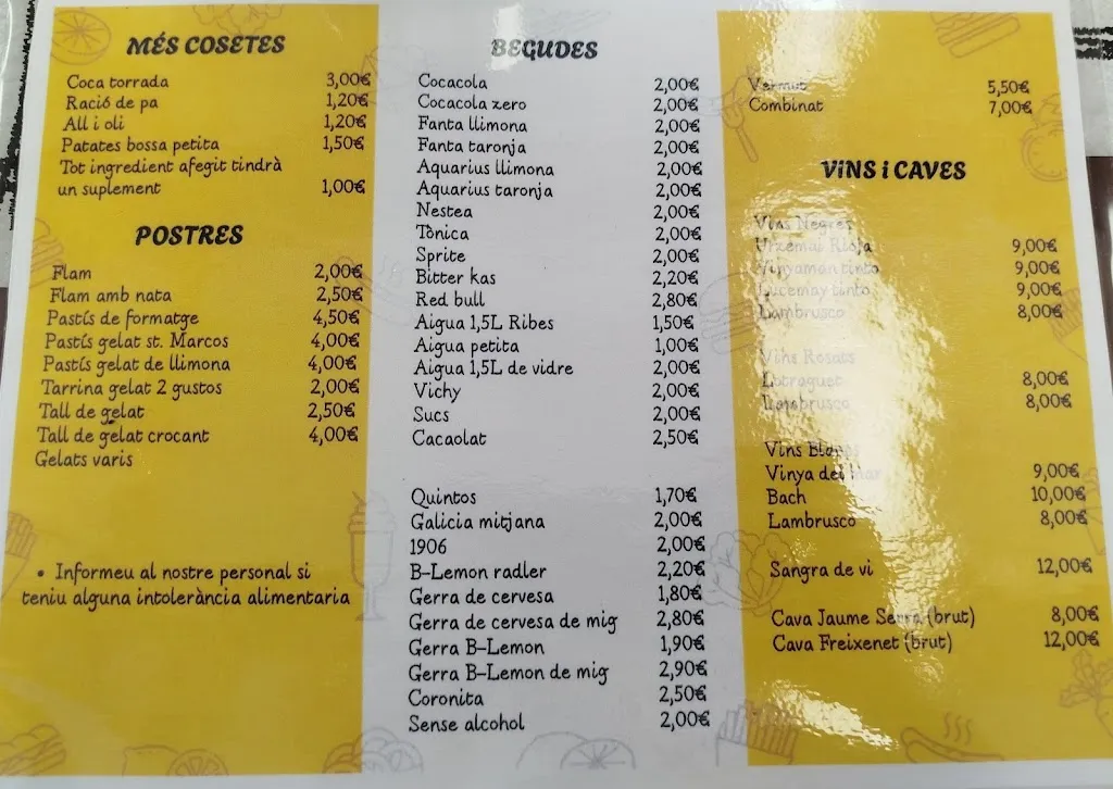 Menu_L'Onada Bar Restaurant_Santa Eugènia de Berga_image_2
