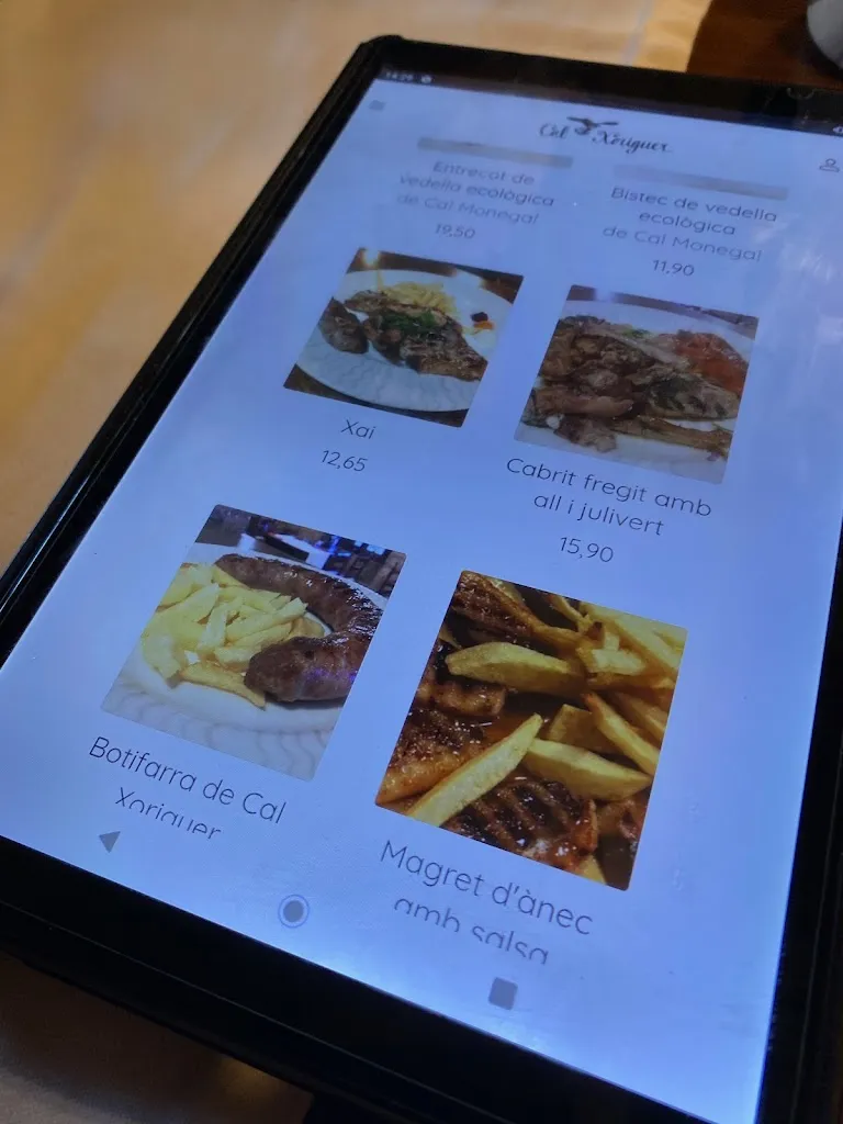 Menu_RESTAURANT CAL XORIGUER_Santa Eulàlia de Riuprimer_image_2