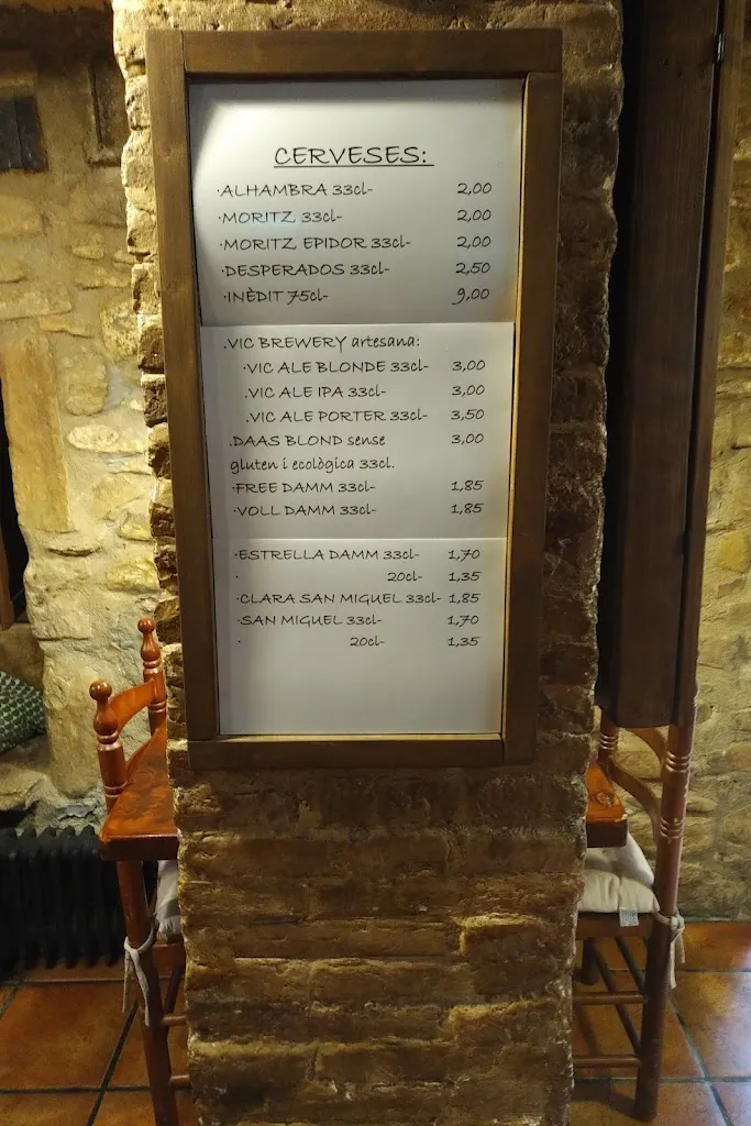 Menu_RESTAURANT CAL XORIGUER_Santa Eulàlia de Riuprimer_image_4