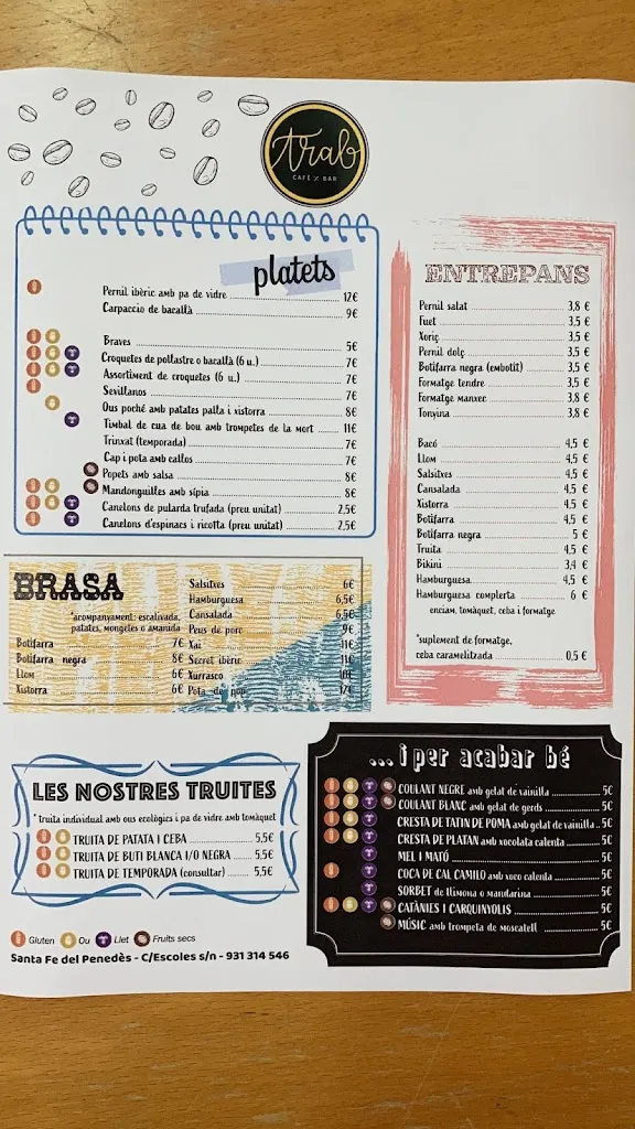 Menu_El Trab Cafè Bar_Santa Fe del Penedès_image_1