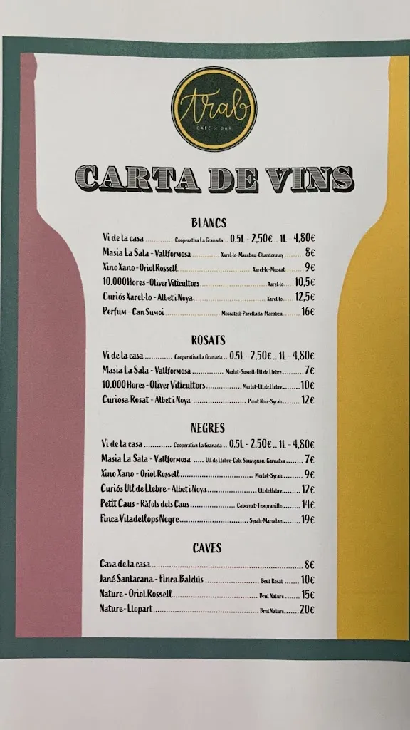 Menu_El Trab Cafè Bar_Santa Fe del Penedès_image_2