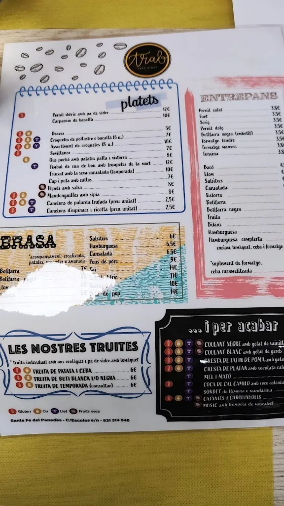 Menu_El Trab Cafè Bar_Santa Fe del Penedès_image_3