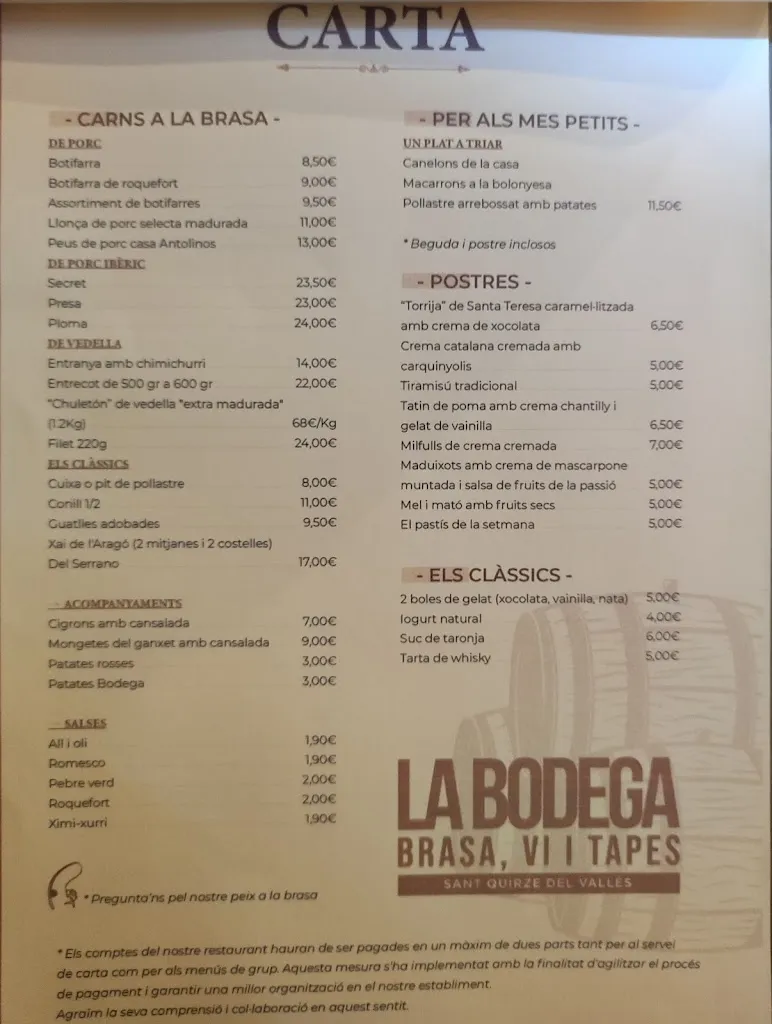 Menu_La Bodega_Sant Quirze del Vallès_image_4
