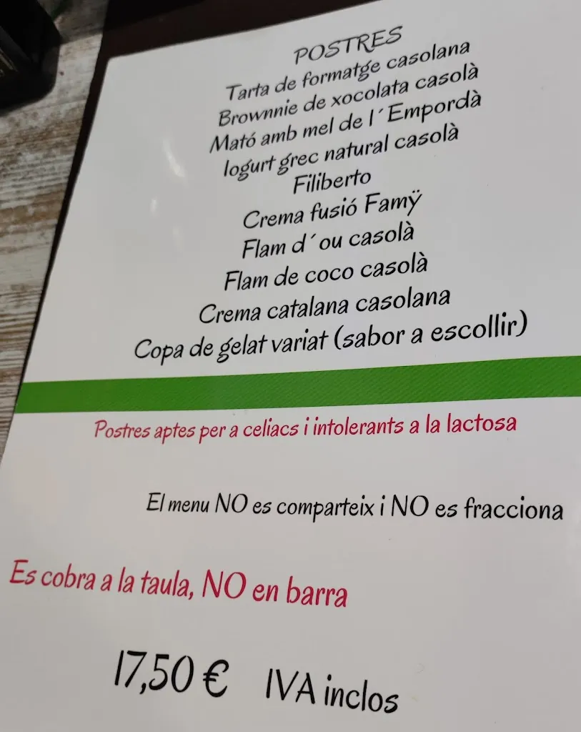 Menu_Restaurant Famy_Sant Quirze del Vallès_image_3