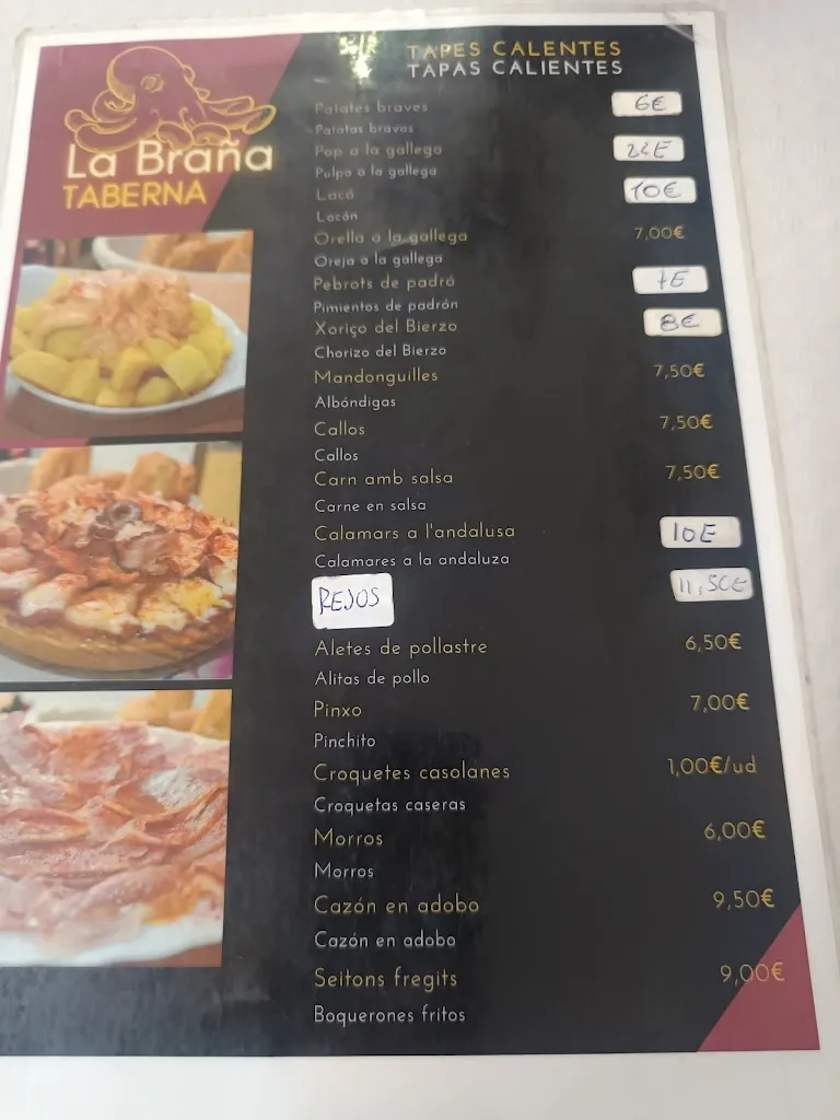 Menu_Taberna la Braña_Sant Quirze del Vallès_image_2