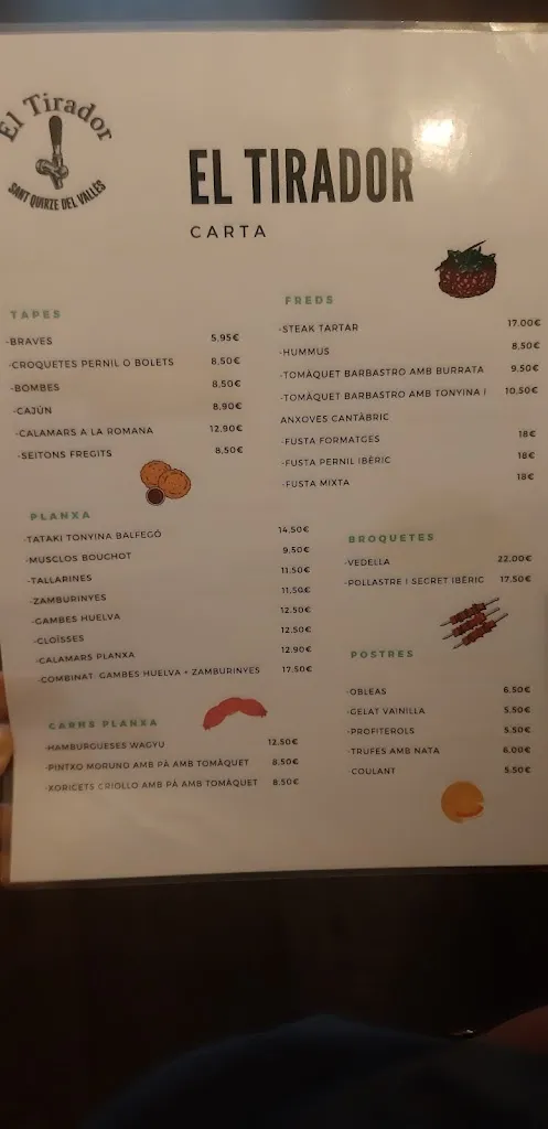 Menu_El Tiriti_Sant Quirze del Vallès_image_1