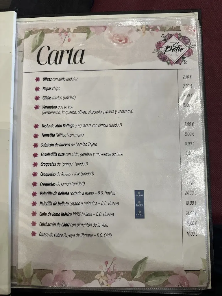 Menu_Restaurante EL PATIO_Sant Quirze del Vallès_immagine_2