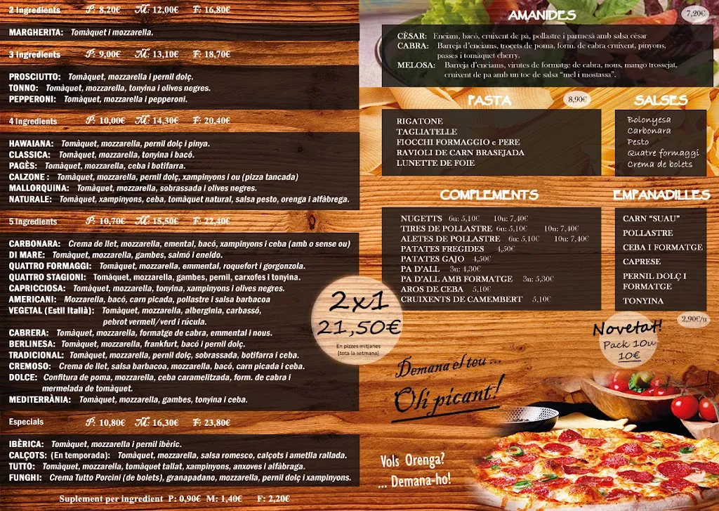 Menu_Restaurant Tutto Pizza Sant Quirze_Sant Quirze del Vallès_image_1