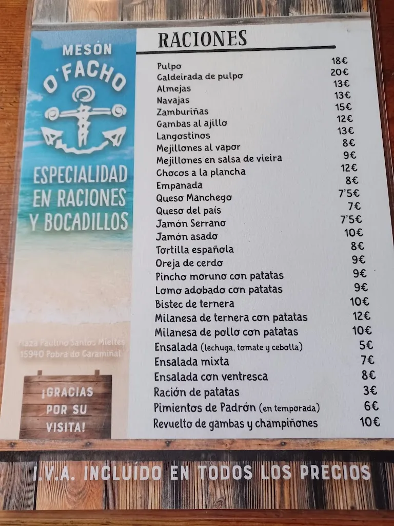 Menu_Meson O Facho_Pobra do Caramiñal A_image_1