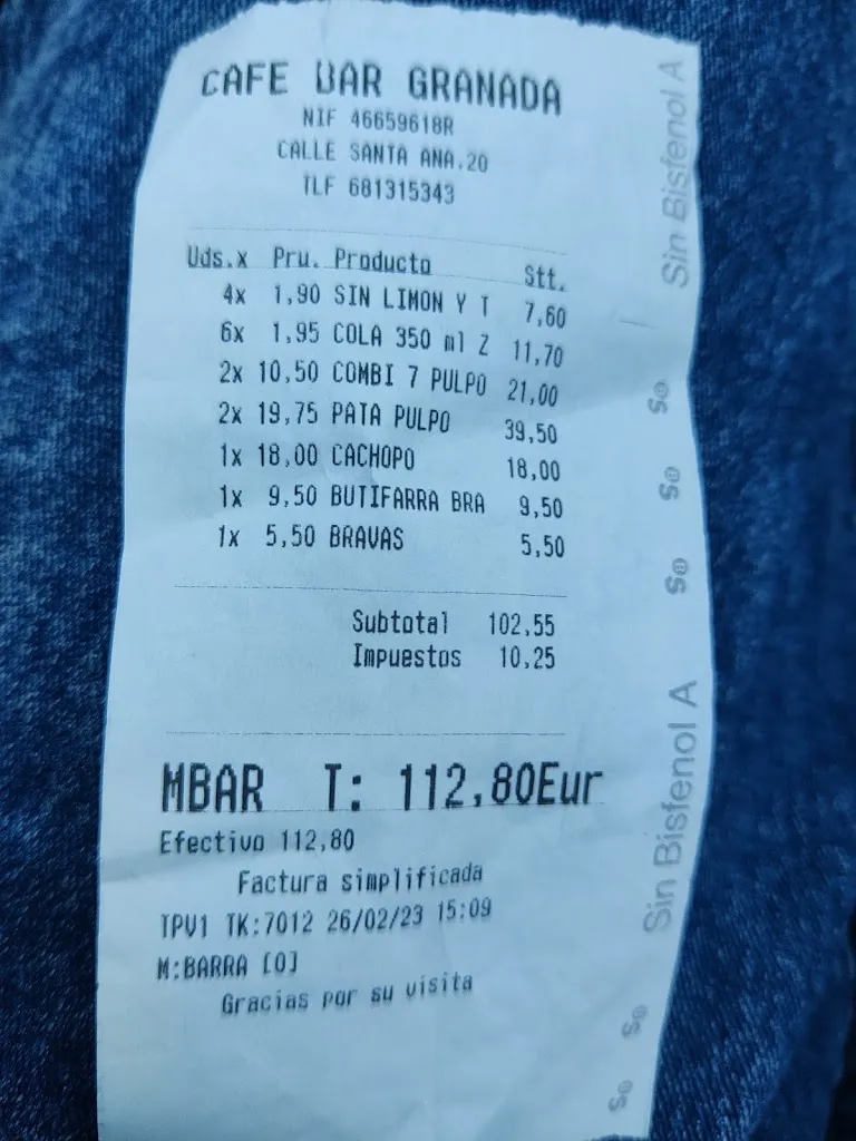 Mahfoud Gartite Abdessadak_Bar-Restaurant Granada_Santa Margarida de Montbui_review