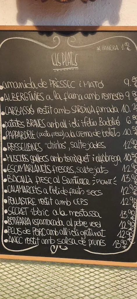 Menu_COR DE BOU, fonda - restaurante - Sentmenat - Barcelona_Sentmenat_image_4