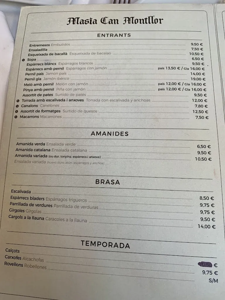 Menu_Can Montllor_Sentmenat_image_1