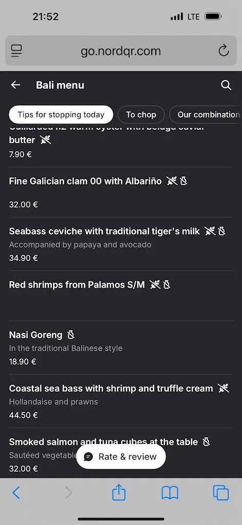 Menu_Bali Restaurant_Santa Susanna_image_3