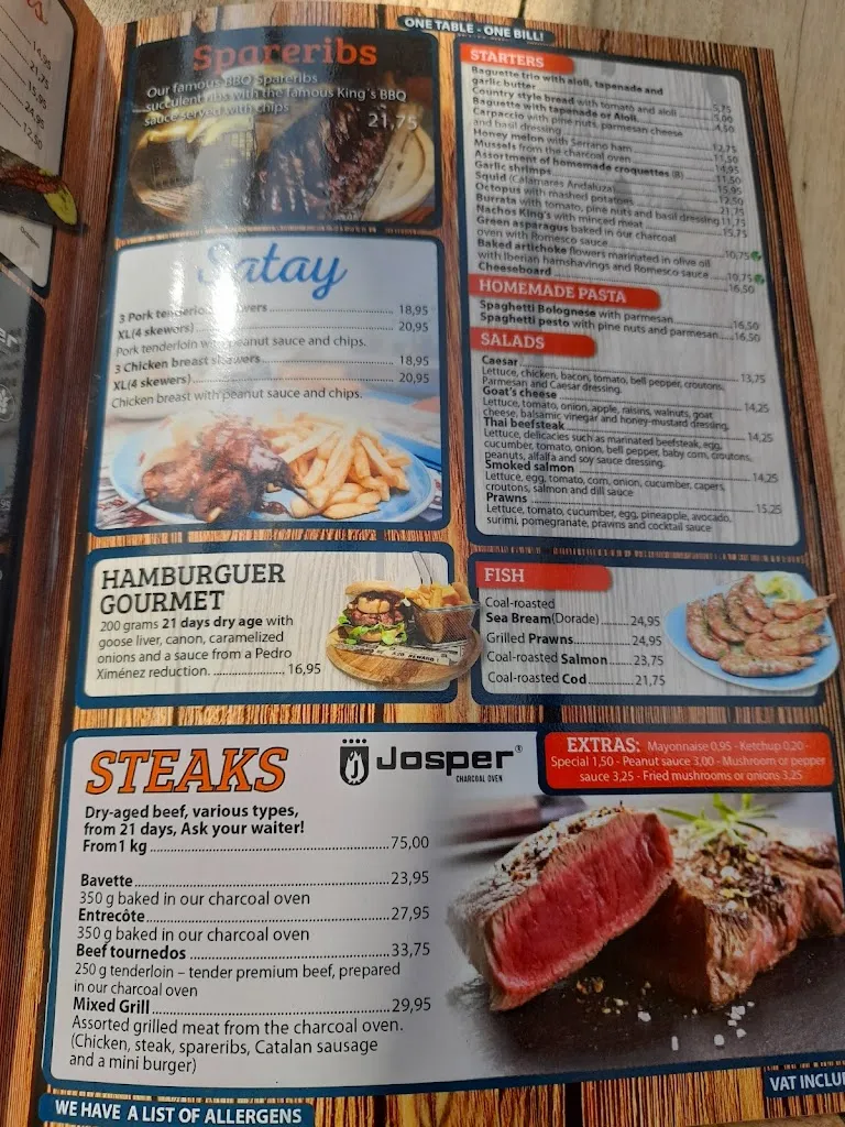 Menu_King's Grand Cafe_Santa Susanna_image_4