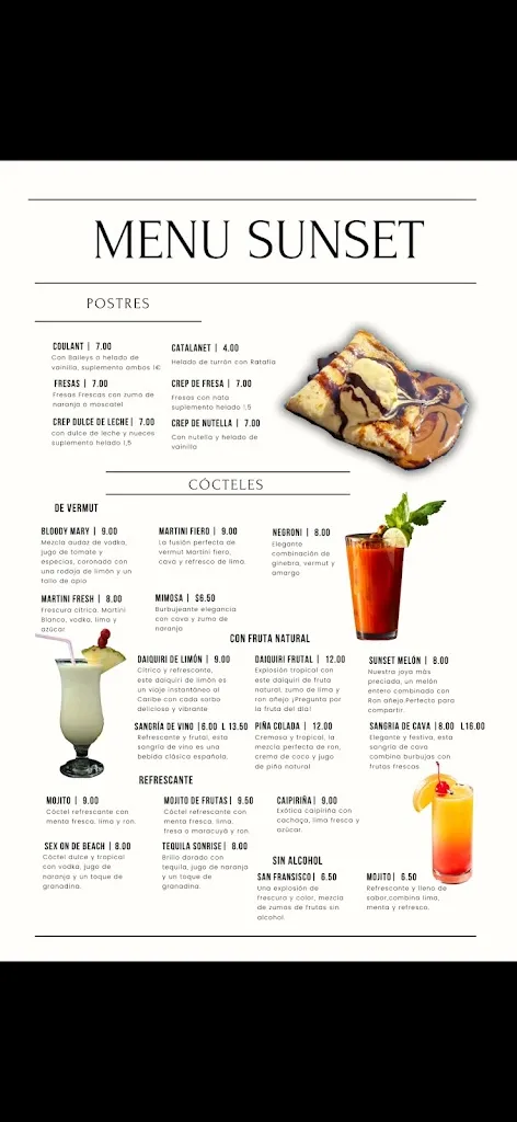 Menu_Sunset Beach Santa Susanna_Santa Susanna_image_4