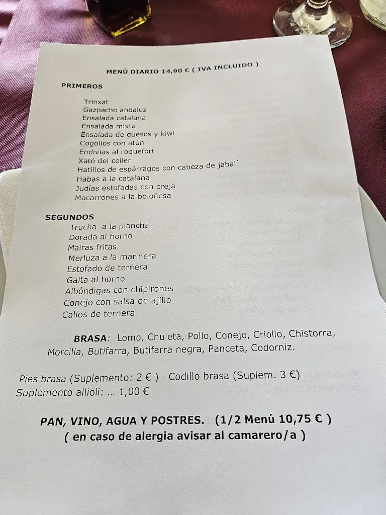 Menü_El Celler d'Ordal_Subirats_Bild_1