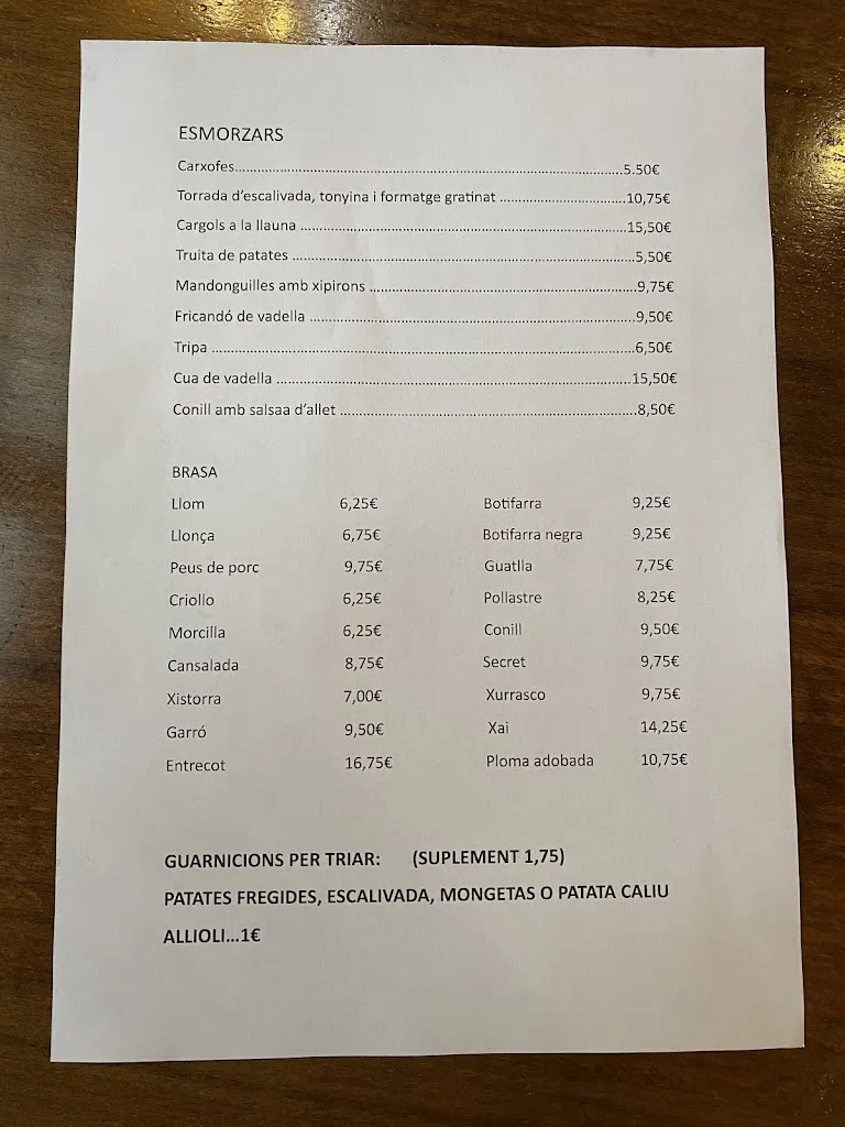 Menü_El Celler d'Ordal_Subirats_Bild_2