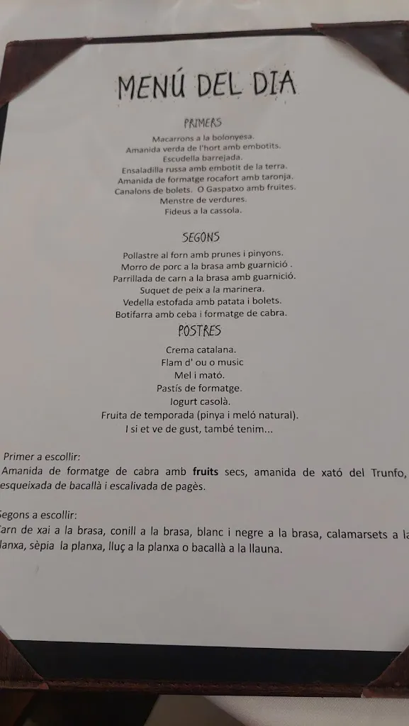 Menu_Restaurant Can Pau Xic_Subirats_image_4