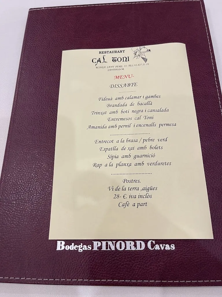 Menu_Restaurant Cal Toni_Santpedor_image_4