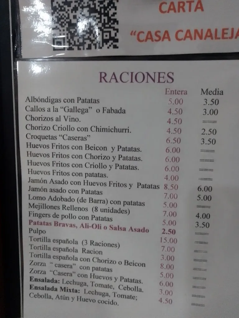Menu_CASA CANALEJAS - RACIONES Y BOCADILLOS_Pobra do Caramiñal A_image_3