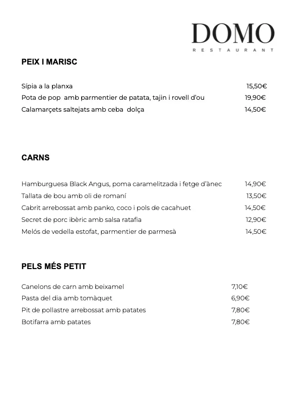 Menu_Restaurant Domo_Santpedor_image_3