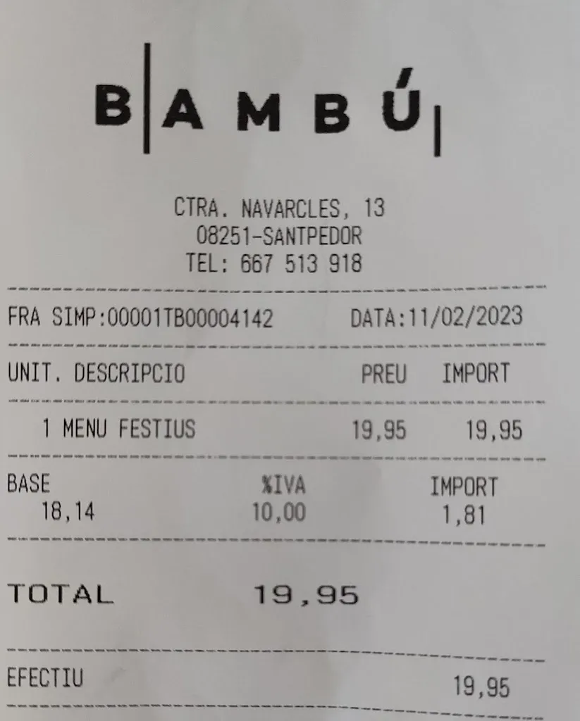 Joan Calvet_Restaurant Bambú_Santpedor_review