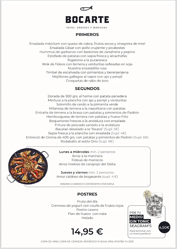 Menu_Restaurante Bocarte_Santa Coloma de Gramenet_image_1