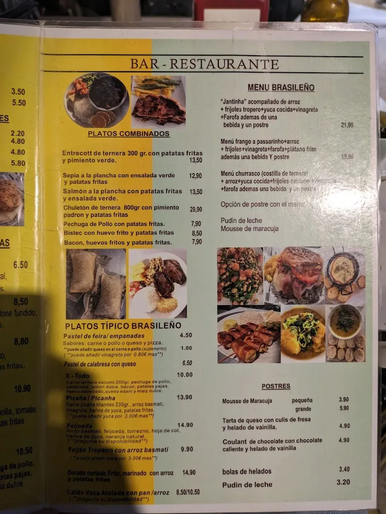 Menu_Quiero Más Bar & restaurant_Santa Coloma de Gramenet_image_3