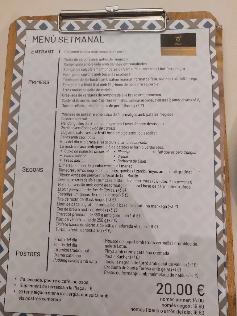 Menü_Don Martín Restaurant_Santa Coloma de Gramenet_Bild_4