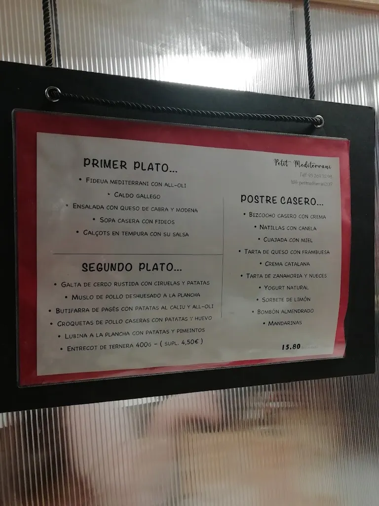 Menu_Restaurant Petit Mediterrani_Santa Coloma de Gramenet_image_3