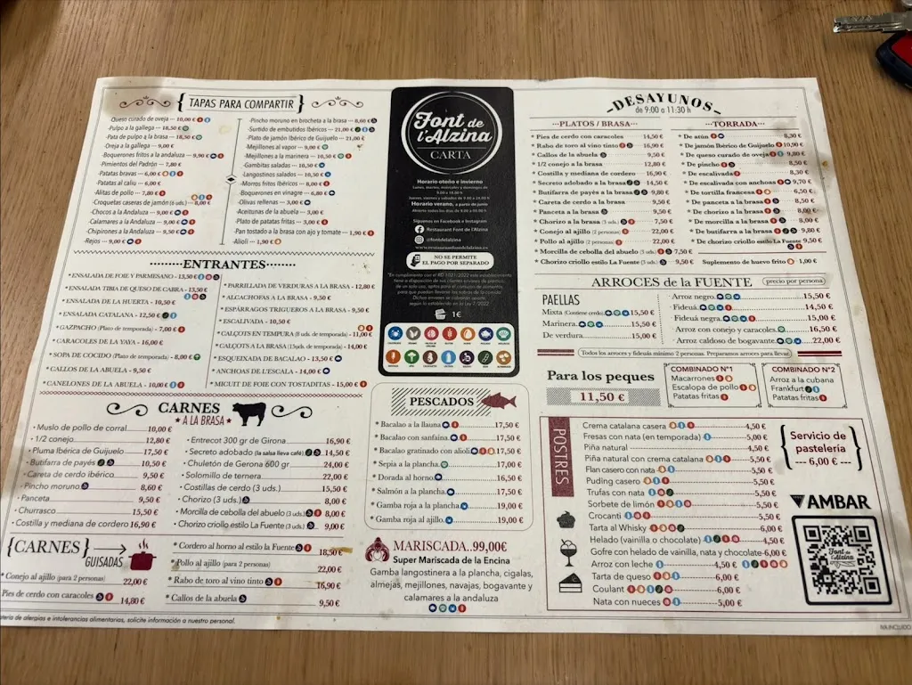 Menu_Restaurant Font de l'Alzina_Santa Coloma de Gramenet_image_1
