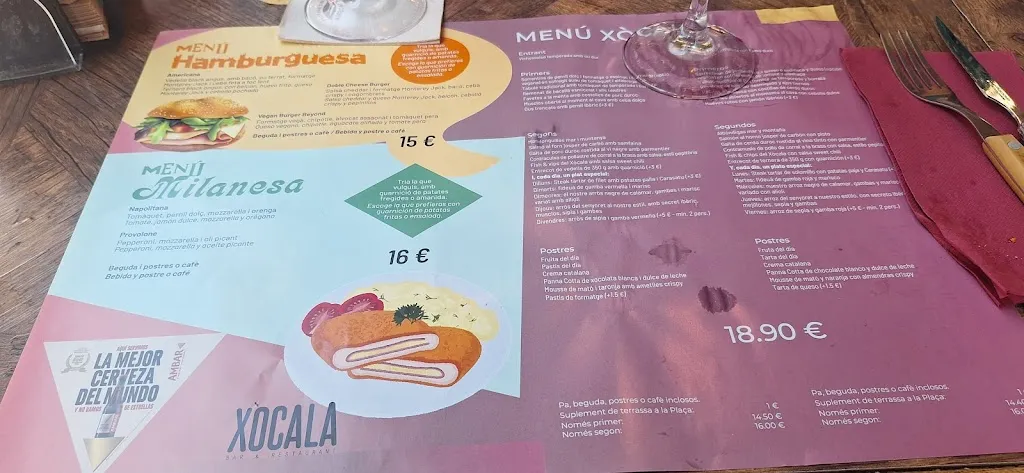 Menu_Xòcala_Santa Coloma de Gramenet_image_1