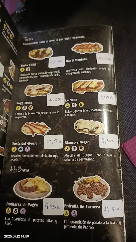 Menu_1982 Birres & Burgers_Santa Coloma de Gramenet_immagine_1