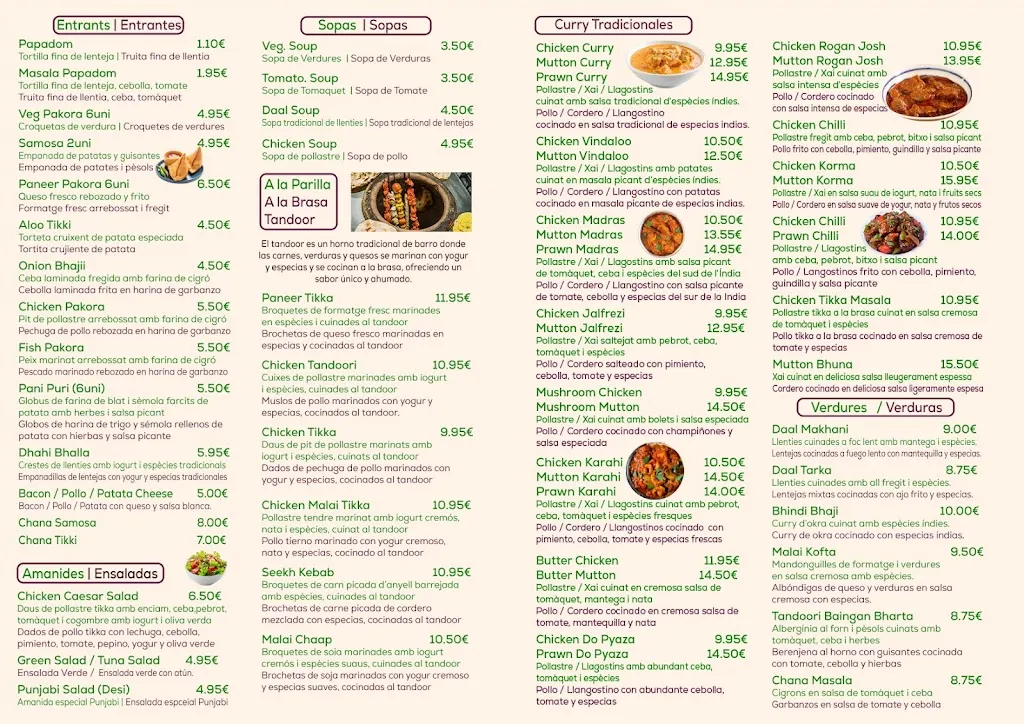 Menu_Panjab Indian Restaurant_Santa Coloma de Gramenet_image_2