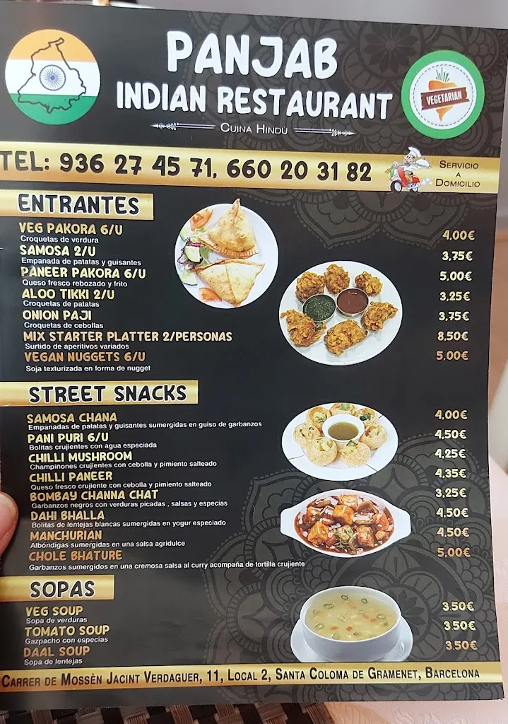 Menu_Panjab Indian Restaurant_Santa Coloma de Gramenet_image_4